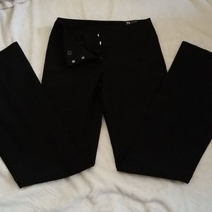 Black Polyester Dress Pants